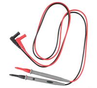 PT1005 Lot de 2 sondes de multimètre numérique 1000 V 10 A en PVC pour test de composants IC avec manchon en caoutchouc Rouge/noir