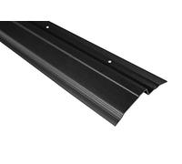 PT6 Profil de recouvrement Bande de protection en PVC pour picots 20 m | Plastique PVC anthracite, barre de retenue, film à picots, protection murale, profilé de recouvrement, bandes à picots
