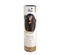 P'TIT Clown - 14700 - Bracelet Lumineux 20 cm - Tube de 100 - Coloris Assorties - Accessoires de Fête Fluorescents pour Festival, Carnaval, Anniversaire, Mariage, Noël, Nouvel an