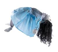 P'tit Clown - 22230 - Automate Halloween - Animatronique Poupée Diabolique Animée à Suspendre - Animatronics - Sonore et Lumineuse - 75 cm - Décoration - Fonctionne avec 3 Piles AA (Non incluses)