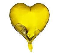 P'TIT CLOWN - 22318- Ballon aluminium cœur - or
