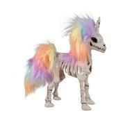 figurine squelette licorne plastique 21cm rainbow - 23532