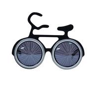 P'tit Clown - 23879 - Lunettes Vélo - Lunettes Fantaisies - Funny Party Glasses - Adulte - Parfaites pour Déguisement Carnaval, Cosplay, Soirée, La Grande Tournée - Plastique - Noir