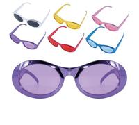 P'TIT CLOWN - 24581 - Lunette Paillettes Fantaisie - Accessoire de Déguisement - Parfait pour Carnaval, Fêtes à Thèmes, Festivals, Soirées Costumées - Coloris Aléatoire - Vendu à l'Unité - Plastique