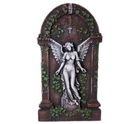 P'tit Clown - 24616 - Pierre Tombale Halloween Ange 90 cm - Décoration Cimetière Horreur en Polystyrène - Accessoire Effrayant Maison Hantée, Jardin, Extérieur, Soirée Halloween, Fête à Thème