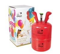 P'tit Clown - 25830 - Bouteille Hélium Jetable pour Ballons - Facile à Utiliser - Parfaite pour Décoration Fêtes, Anniversaire, Mariage, Baptême, Bal, Noël, Nouvel An - Pour 30 BALLONS (non inclus)