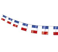 P'TIT CLOWN - 28100 - Guirlande Drapeaux Bleu Blanc Rouge - Décoration Parfaite pour Supporter la France Lors des Célébrations et Événements Sportifs - 5 m