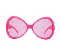 P'TIT CLOWN - 35061 - Lunettes Mouche - Accessoire Déguisement Carnaval, Halloween, Cosplay, Fête Costumée, Soirée Déguisée - Plastique - Rose