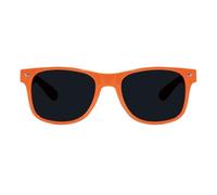 P'tit Clown - 35892 - Lunettes Blues Brothers - Parfait pour Carnaval, Fêtes à Thèmes, Soirées Costumées, Fluo, Festivals, Halloween, Party - Orange Fluo - Plastique