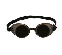 P'TIT CLOWN - 69100 - Lunettes Steampunk - Elastique, Réglables - Adulte - Unisexe - Accessoire de Déguisement - Parfait pour Halloween, Carnaval, Cosplay, Fêtes Costumées, Evènements à Thèmes