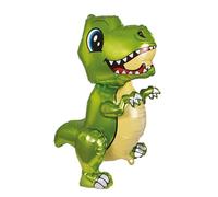 P'TIT CLOWN - Ballon Aluminium Dinosaure - Air - À Poser - Parfait pour Décoration Fête Anniversaire, Baptême, Baby Shower (Petit T-Rex)