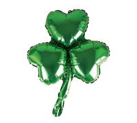 P'TIT CLOWN - Ballon Aluminium Saint Patrick - Trêfle, Bières - Gonflable à l'Air ou Hélium - Décoration Festive Irlande, Fête de la Bière (Trêfle, 43 cm)