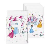 P'tit Clown CAM ET LEON - Accessoires Décoration d’Anniversaire Enfant - Thème Princesses - Assiettes, Gobelets, Serviettes, Confettis, Sachets, Cartes d’Invitation (Sachet x8)