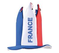 P'TIT CLOWN - Chapeau de Bouffon Bleu Blanc Rouge - Parfait pour supporter la France lors des Célébrations et Événements Sportifs