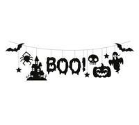 P'TIT CLOWN - Guirlande Halloween - 3 m - Décoration Effrayante et Festive pour Ambiance Terrifiante (Feutrine)