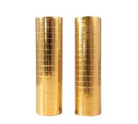 P'TIT CLOWN - Rouleaux de Serpentins - Lot de 2-4 m - Décoration Festive pour Anniversaires et Événements (Or)