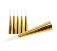 P'TIT CLOWN - Trompettes en Carton - Lot de 6 - Accessoires Festifs Sonores pour Anniversaires, Nouvel An et Célébrations