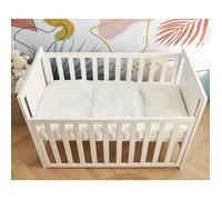 couette - 100x140 cm - mon p'tit dodo - chaude - 100% polyester fibre creuse siliconée - 1 personne - blanc Blanc G