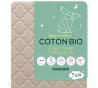 Matelas Bébé Coton Bio - P'TIT LIT - 60x120 cm - Blanc - 12 cm d'épaisseur - Confort optimal