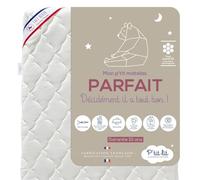 P'TIT LIT - Matelas Bébé/Enfant Parfait - 70x140 cm - 2 Faces : Ultra Respirant l'Été/Chaud et Douillet l'hiver - Anti Acarien - Déhoussable - Oeko Tex® - Fabrication Française - EP. 10 cm