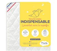 P'tit Lit - Matelas Bébé Indispensable - 60x120 cm - Climatisé : 1 face Été / 1 face Hiver - Fabrication Française - Oeko Tex®
