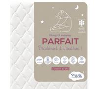 Matelas Bébé P'tit Lit Parfait 70x140 cm - 2 Faces Respirantes Été/Hiver - Anti-Acarien