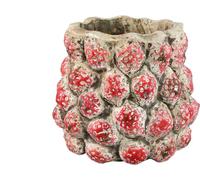 PTMD Pot de fleurs Fruitsy - 25x25x23 cm - Terre cuite - Rouge