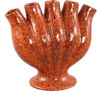 PTMD Vase Gylian - 33x17x30 cm - Céramique - Orange