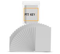 PTT-KEY® | Lot de 20 Cartes RFID 13.56Mhz | Programmable MCT sur Smartphone Android | UID Modifiable | Puce CUID | Carte Vigik Universel | NFC Tag | Badge Passe Partout | Badge Immeuble | Lecteur RFID