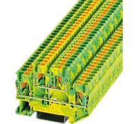 Phoenix Contact Bloc de jonction à 2 étages PTTB 2,5-PE Vert/jaune 0,14-4 mm², 5,2 mm Lot de 1