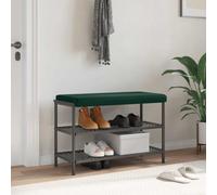 PTUGUOF Coussin de banc en velours vert foncé - Profondeur : 35 cm | Tapis antidérapant en EVA, base en bois de soutien, rembourrage en mousse douce, polyvalent pour l'entrée et le rebord de