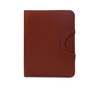 Pu Porte Document Conférencier multifonctionnel A4, organiseur de papeterie d'affaires, sac à documents, chemises de contrat en cuir, fournitures de bureau(Brown)