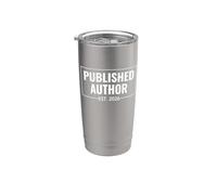 Published Author Est 2026 for New Writer Poet Novelist Gobelet isotherme en acier inoxydable double paroi