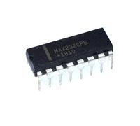 Puce IC Puce IC Récepteur Pilote MAX232CPE 10 À 100 Pièces | MAX232CPE MAX232 DIP-16 RS232 Pilote Récepteur Puce IC(100Pcs MAX232CPE)