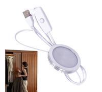 Puck Lights câblés, sous l'éclairage d'étagère Lumière de bibliothèque LED | Éclairage de nouveauté, luminaires de lampe murale sous le contre-compte pour chambre, cuisin