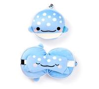 Puckator Coussin de Voyage avec Masque Relaxeazzz - Aoi la Baleine