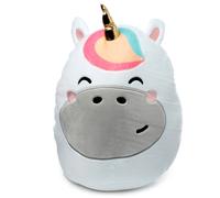 PUCKATOR Coussin Peluche Licorne Astra Adoramals Squidglys - 29 cm de long, 22 cm de large, 14 cm de haut