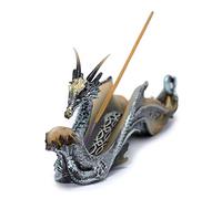 Puckator Attrape-cendres DRG198 Dragon miroitant 31 x 4,5 x 8 cm Argenté, métallique et coloré
