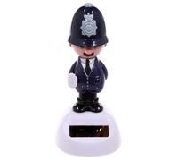 Puckator FF66 Policier Anglais Figurine Solaire Plastique Bleu Foncé/Noir/Rose/Gris 5,5 x 5 x 10,5 cm