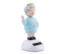 Puckator Figurine Solaire - Reine Elizabeth, Unique, Multicouleur