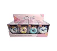 Puckator Gomme licorne en forme de donut dans une mini boîte - Remplisseurs de sacs de fête pour filles et garçons - Lot de gommes en caoutchouc cool pour enfants - Cadeaux scolaires pour la rentrée