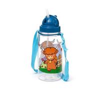 Puckator Gourde Enfant 450ml en Plastique Renforcée - Adoramals Highland Coo