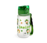 Puckator Gourde invisible pour enfants - Folletto Irlandais Leprecauno - Ouverture Pop Top 350 ml
