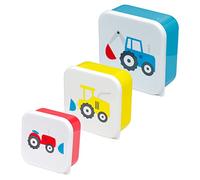 Puckator - Lunchboxen & Brotdosen - Wohnen & Garten - Little Tractors Lunchboxen Brotdosen 3er Set M/L/XL, Blue