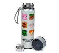 Bouteille thermomètre visage Minecraft 450 ml