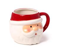 Puckator Mug en Céramique Tête de Père Noël