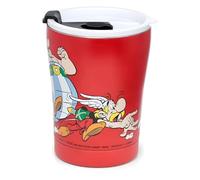 Puckator Mug Thermique ou Tasse Thermique Isolée 300ml Astérix & Obélix - Rouge