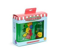 Puckator Set de collation pour enfants et filles (boîte à déjeuner scolaire pour nourriture et gourmandise) - Foodiemals, sans BPA