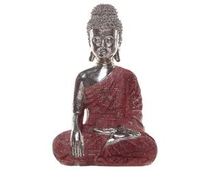 Puckator Statuette de Bouddha thaï en résine métallique (1 pièce), Multicolore, Hauteur 21 cm, Largeur 14 cm, Profondeur 10 cm