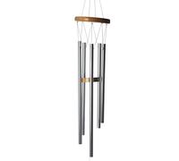 Puckator WC254 Carillon à Vent Tubes Métalliques Gris 78 cm